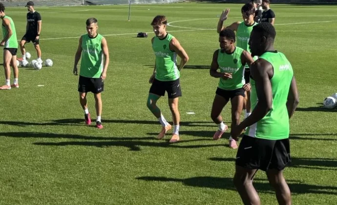 Bigas y Affengruber trabajan al margen en la sesión del martes