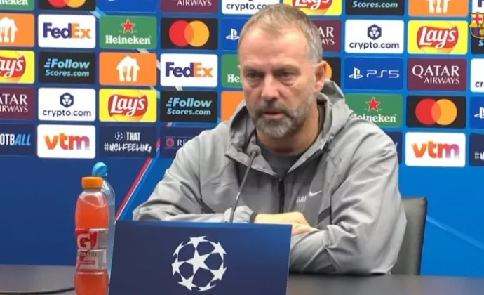 Hansi Flick habla de Yamal, Olmo, Lewandowski, Cubarsí, Eric Garcia, Araujo y Gerard Martín antes de enfrentarse al Brujas