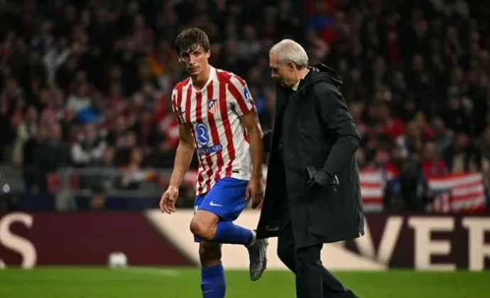 Le Normand abandona lesionado el partido ante el Union Saint-Gilloise