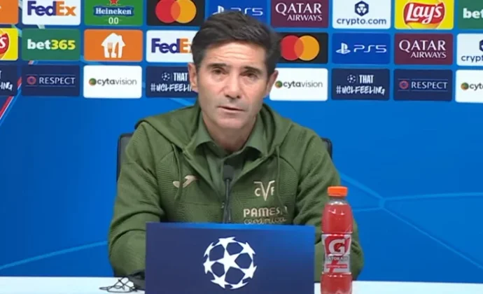Marcelino habla de la dificultad de ganar en Champions y el momento del equipo
