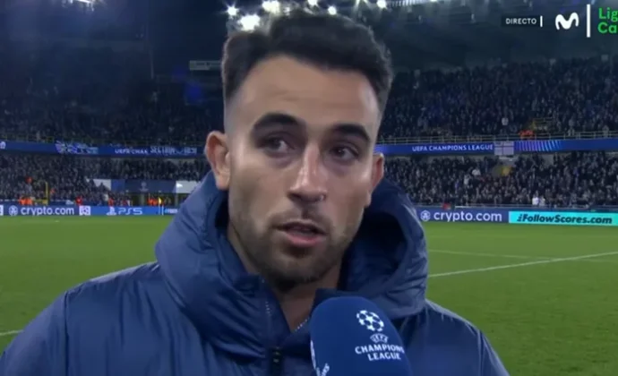 Eric García aparece con el tabique desviado y una posible fractura de nariz