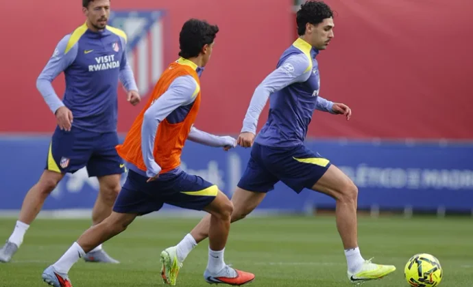 Nico González y Oblak, al margen en la sesión del jueves