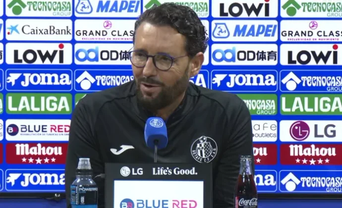 Bordalás habla de Luis Milla, Neyou, Nyom, Mayoral, el 4-4-2, la capacidad ofensiva y el Mallorca