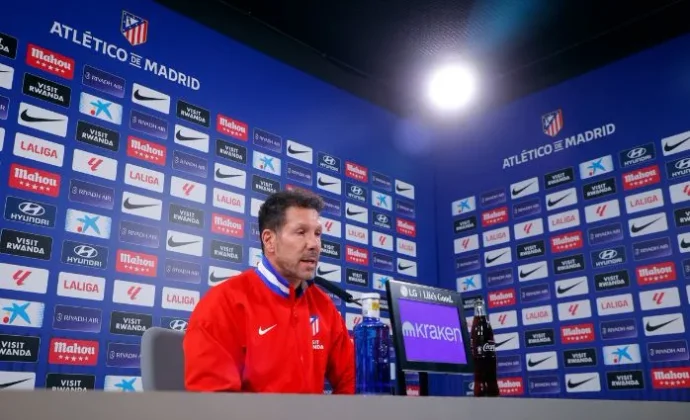 Simeone habla de Hancko, Pubill y Julián Álvarez en la previa del Levante