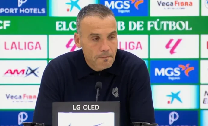 Sergio Francisco valora el partido y habla de Sadiq, Guedes, Aramburu y la importancia del punto