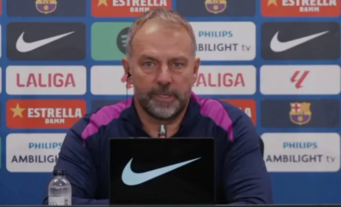 Flick habla de Joan García, Eric García, Koundé, Gavi, Yamal y el Celta