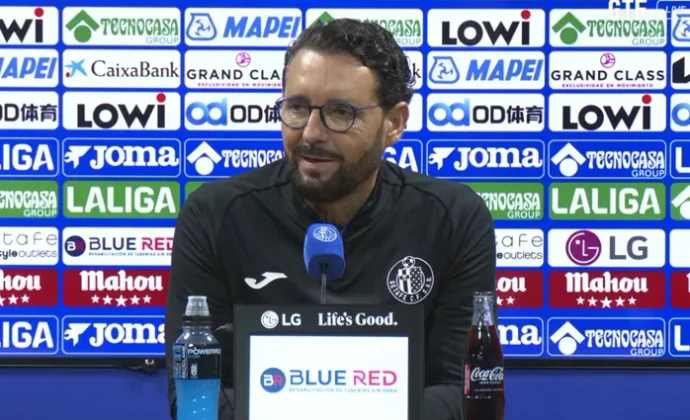 Bordalás habla de Luis Milla, Djené, Neyou, Mayoral, el sistema y el momento del equipo