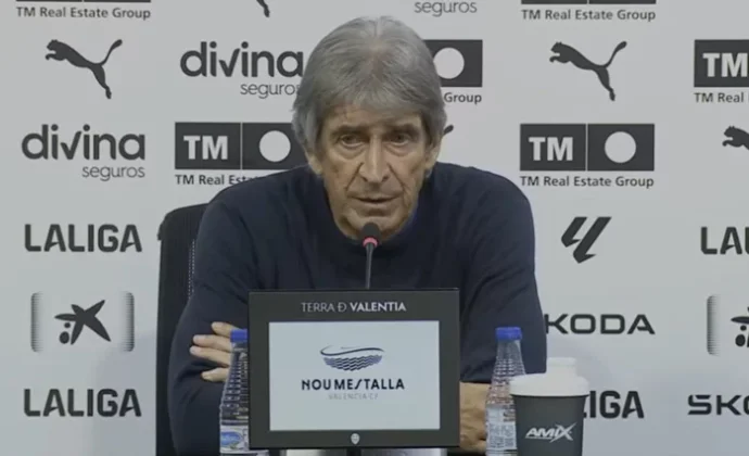 Pellegrini analiza el empate y habla del nivel del Valencia y la racha de empates fuera