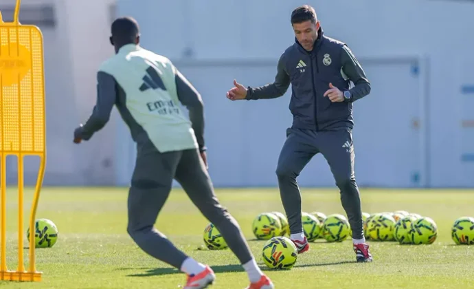 Sesión bajo mínimos en Valdebebas sin lesionados ni internacionales