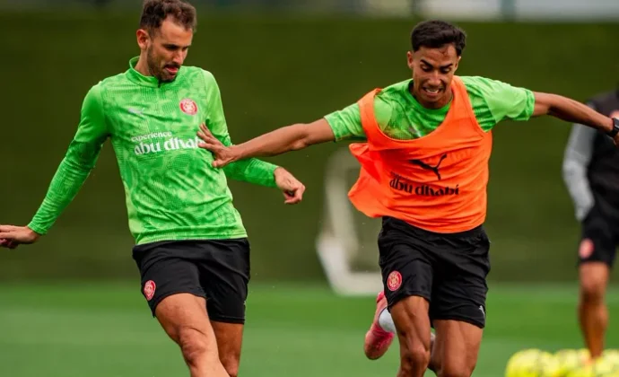 El Girona completa la sesión del viernes sin Iván Martín, Blind, David López ni Francés