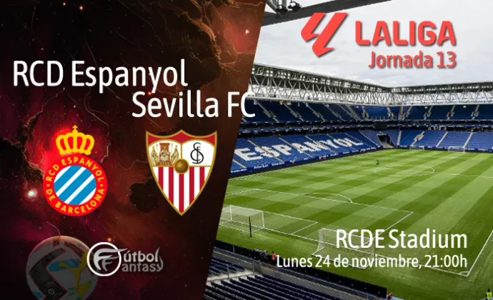 Alineaciones probables y previa fantasy del Espanyol - Sevilla