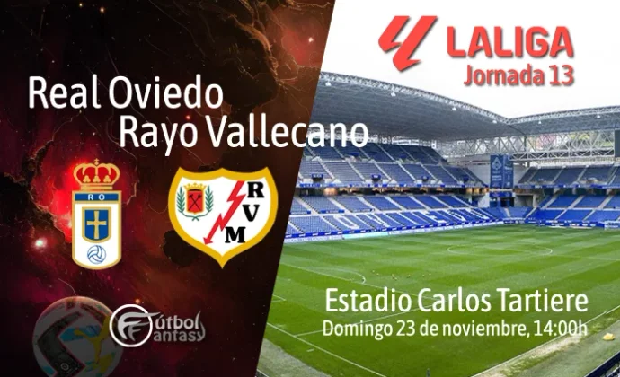Alineaciones probables y previa fantasy del Real Oviedo - Rayo