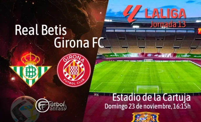 Posibles alineaciones y previa fantasy del Betis - Girona