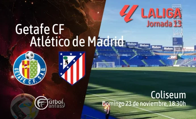 Posibles alineaciones y previa fantasy del Getafe - Atlético