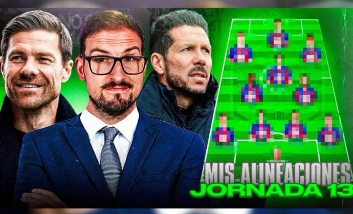 Las alineaciones probables de Carrasco y pronósticos para la J13 en Predicted11.com