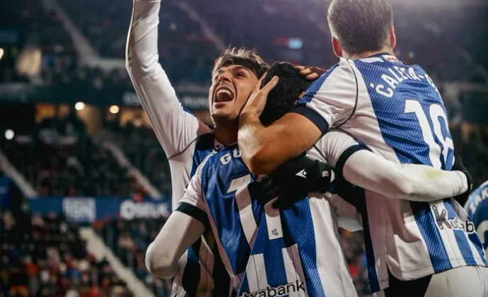 Jornada 13: Osasuna 1-3 Real Sociedad. Estadísticas y puntos fantasy