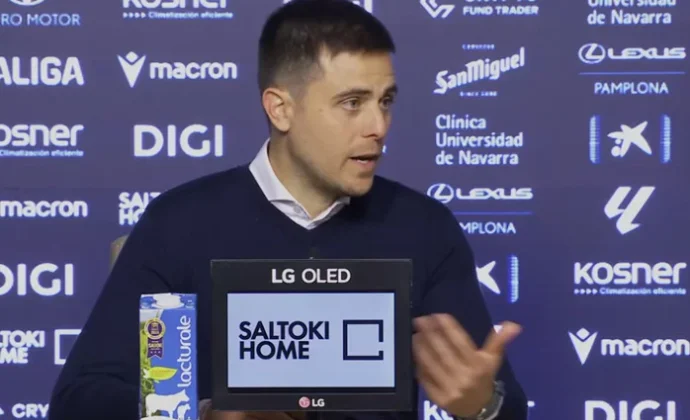 Lisci lamenta el momento que atraviesa el equipo y habla de Moncayola, Budimir, Arguibide, Oroz, Boyomo, Herrando y el sistema