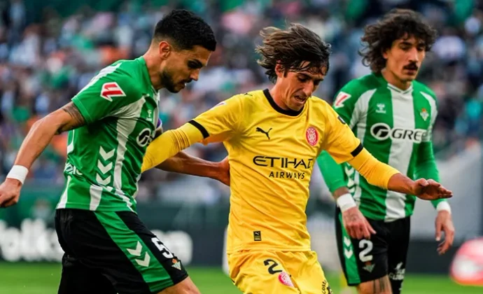 Jornada 13: Betis 1-1 Girona. Estadísticas y puntos fantasy