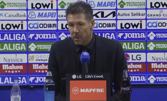 Simeone analiza el triunfo y habla de Musso, Raspadori, Sorloth, Baena y Barrios