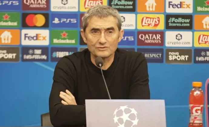 Valverde habla de Nico Williams, Laporte y la dureza del Slavia de Praga