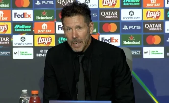 Simeone celebra el triunfo y habla de Giménez y Cardoso