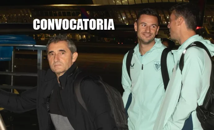 Lista de Valverde para viajar a Valencia sin Laporte, los dos sancionados ni los cuatro lesionados