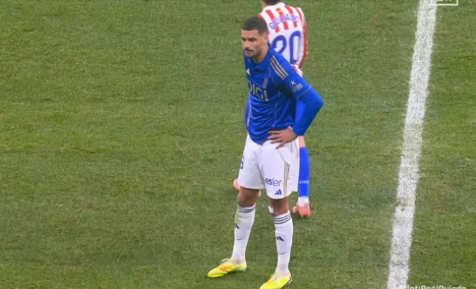 David Carmo se retiró por molestias del partido en el Metropolitano