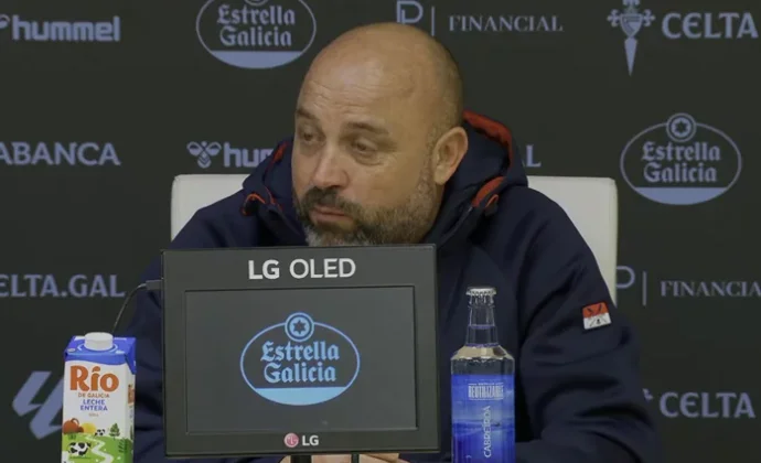 Manolo celebra el triunfo, destaca la importancia del balón parado con Expósito y solo piensa en la permanencia