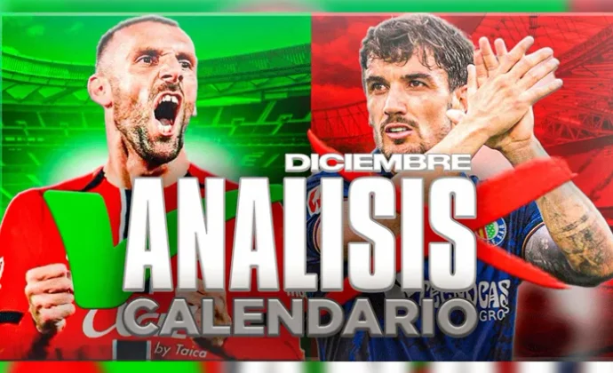Los mejores y peores equipos fantasy para diciembre. Análisis de calendario, por Carrasco