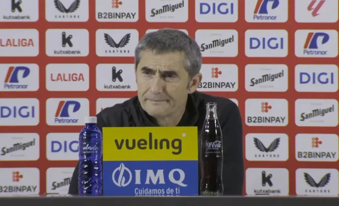 Valverde analiza la derrota, los errores en la salida de balón y destaca a Boiro y Rego