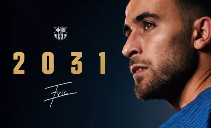 El Barcelona anuncia la renovación de Eric García hasta 2031