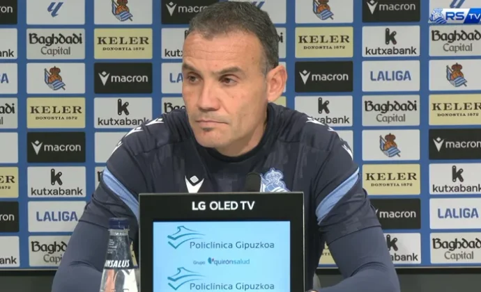 Sergio Francisco habla de Karrikaburu, Aramburu, Caleta-Car, Zubeldia, Sucic, Kubo, Barrenetxea, Pacheco, Sadiq y la elección del delantero