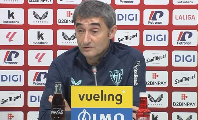Valverde explica cómo llega el equipo y habla de Iñaki Williams, Nico, Sancet, Navarro, el sistema y el Atlético