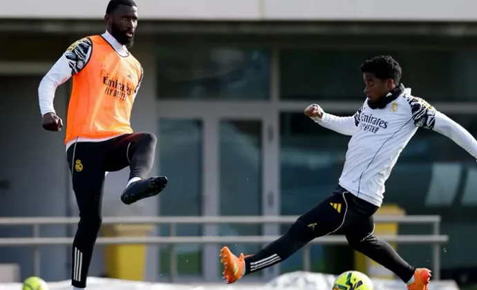 Huijsen y Alaba siguen al margen. Rudiger y Camavinga, con el grupo