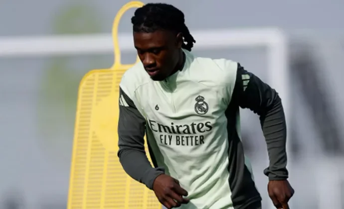 Camavinga termina el entrenamiento con molestias y es duda contra el City