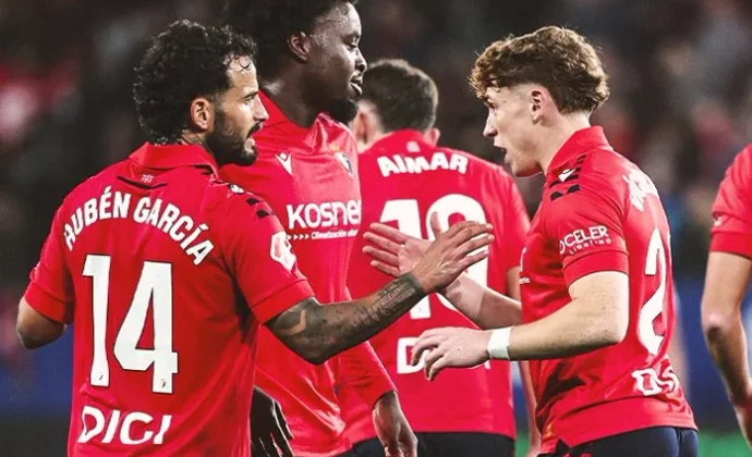 Jornada 15: Osasuna 2-0 Levante. Estadísticas y puntos fantasy