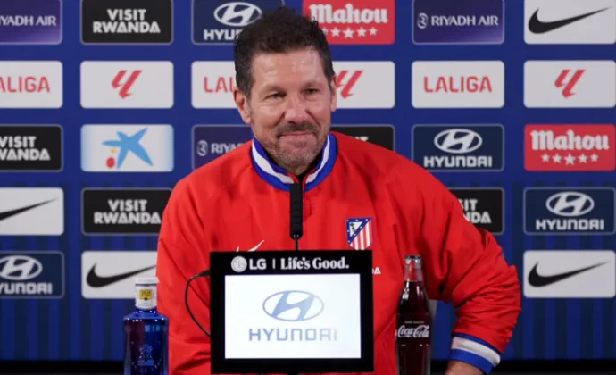 Simeone habla de Sorloth, la contundencia, implicación y trabajo colectivo