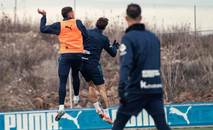 El Alavés sigue preparando el partido del domingo pendiente de Guridi