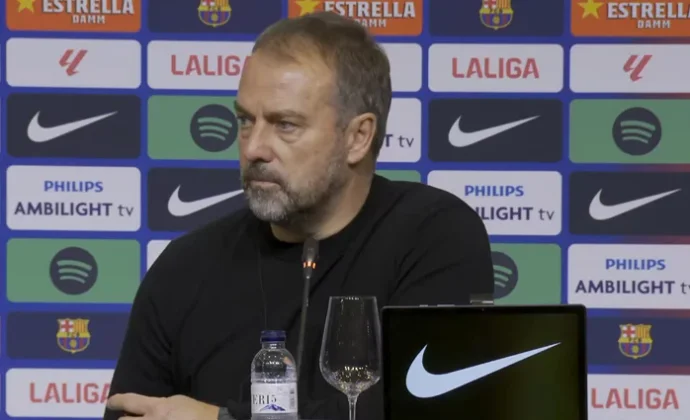 Flick celebra el triunfo y habla de Pedri, Raphinha, Cubarsí, Gerard Martín, Eric García y el liderato