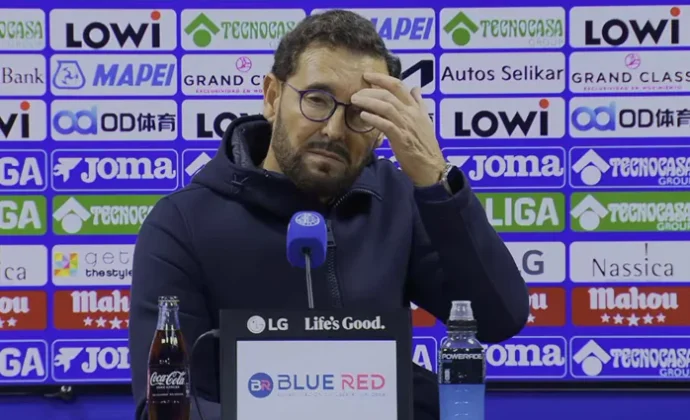 Bordalás reconoce que el equipo no da para más y habla de Mayoral, Arambarri, Milla y Nyom