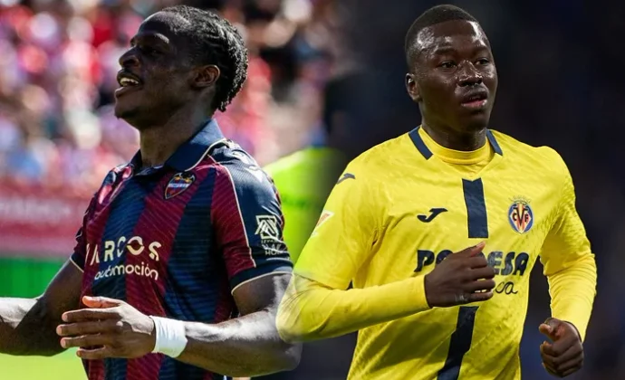 Las lluvias modificarán los onces de Levante y Villarreal: Etta Eyong y Pape Gueye no podrán estar