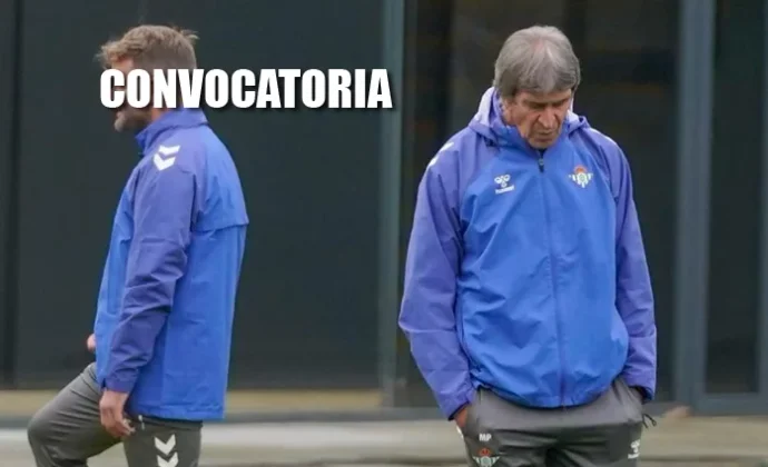 Lista del Betis para viajar a Vallecas sin los tres lesionados ni los tres internacionales