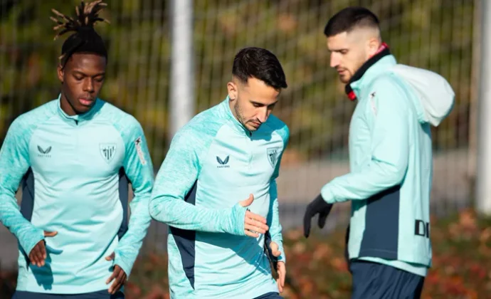 El Athletic prepara la Copa sin Paredes, Nico Williams ni los seis lesionados
