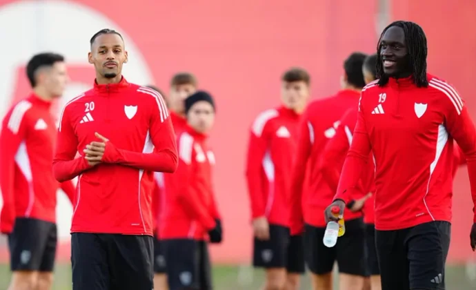 El Sevilla retoma los entrenamientos con Söw y Mendy recuperados y pendientes de la enfermería