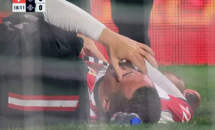 De Frutos se lesiona la rodilla y podría tener algo grave