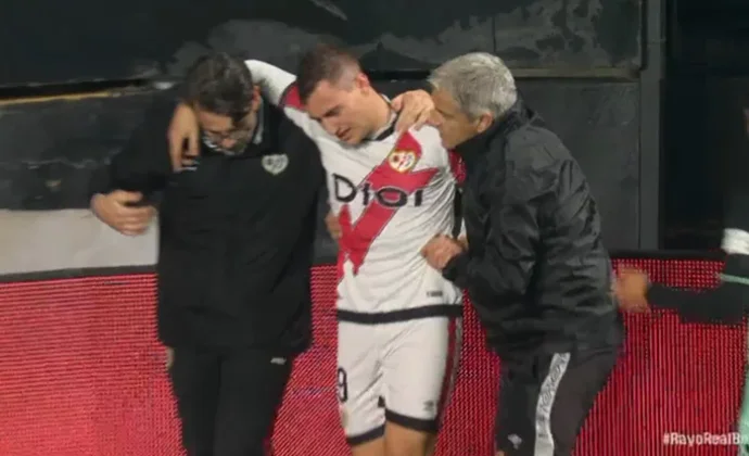 Las primeras pruebas a De Frutos descartan rotura y apuntan a esguince