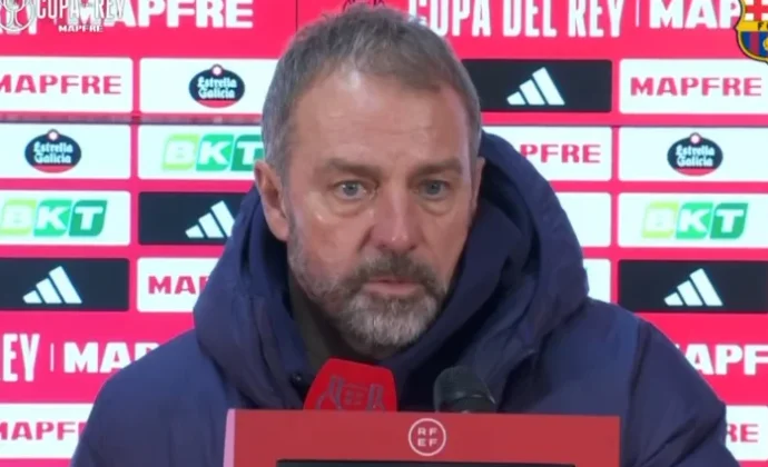 Flick celebra el pase de ronda y habla de Christensen y Ter Stegen