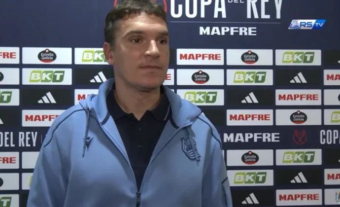 Ansotegi analizó el encuentro y habló de la elección del once, los cambios y la presencia de Oyarzabal