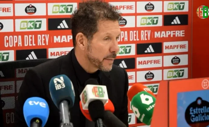 Simeone habla de Musso, Galán, Carlos Martín, Almada, Raspadori, Le Normand, Griezmann y Lenglet tras el triunfo en Copa