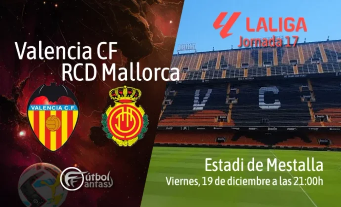 Posibles alineaciones y previa fantasy del Valencia - Mallorca